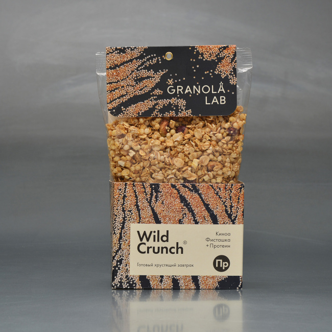 Гранола Granola.Lab Wild Crunch киноа фисташка и протеин 260г купить